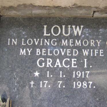 LOUW Grace I. 1917-1987