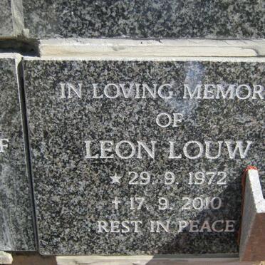 LOUW Leon 1972-2010