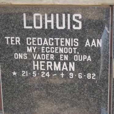 LOHUIS Herman 1924-1982