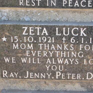 LUCK Zeta 1921-1993