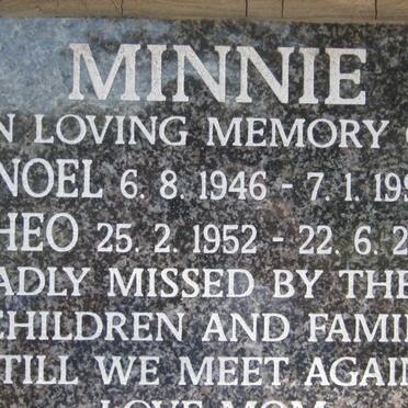 MINNIE Noel 1946-1999 :: MINNIE Theo 1952-2009