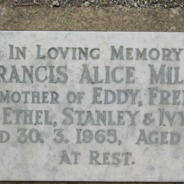 MILES Francis Alice -1965