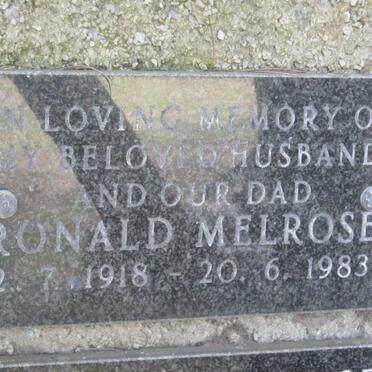 MELSROSE Ronald 1918-1983