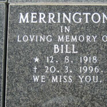 MERRINGTON Bill 1918-1996