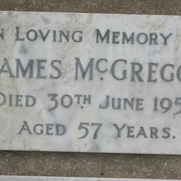 McGREGOR James -1955