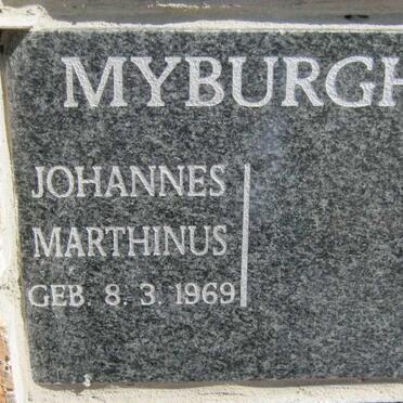 MYBURGH Johannes Marthinus 1969-