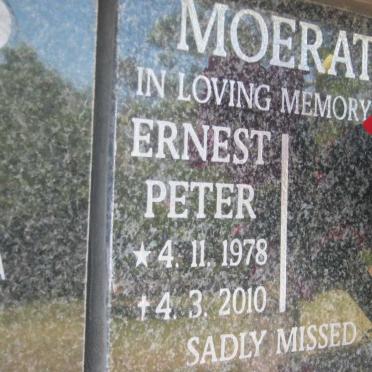 MOERAT Ernest Peter 1978-2010