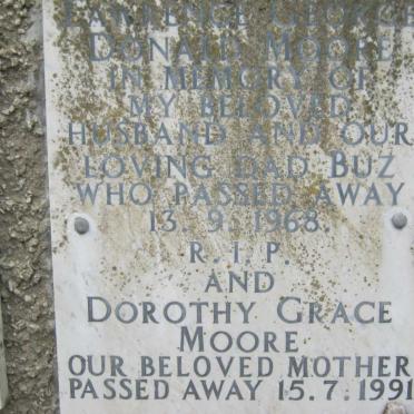 MOORE Donald -1968 &amp; Dorothy Grace -1991