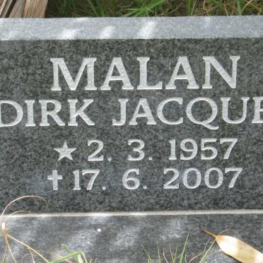 MALAN Dirk Jacques 1957-2007