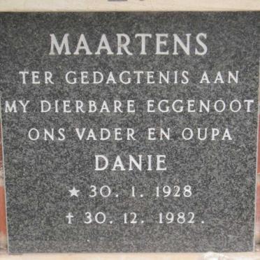 MAARTENS Danie 1928-1982