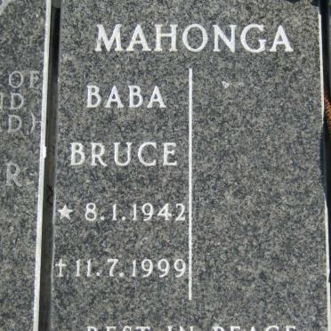 MAHONGA Baba Bruce 1942-1999
