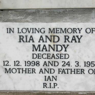 MANDY Ray -1957 &amp; Ria -1998
