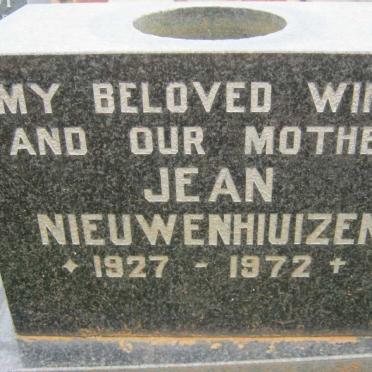 NIEUWENHIUIZEN Jean 1927-1972