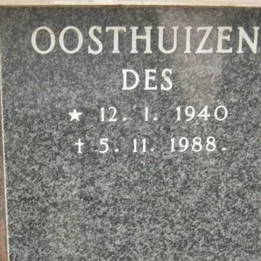 OOSTHUIZEN Des 1940-1988