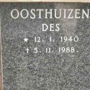 OOSTHUIZEN Des 1940-1988