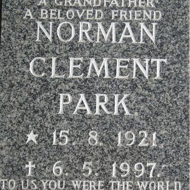 PARK Norman Clement 1921-1997