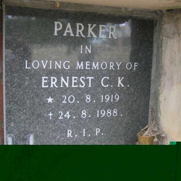 PARKER Ernest C.K. 1919-1988