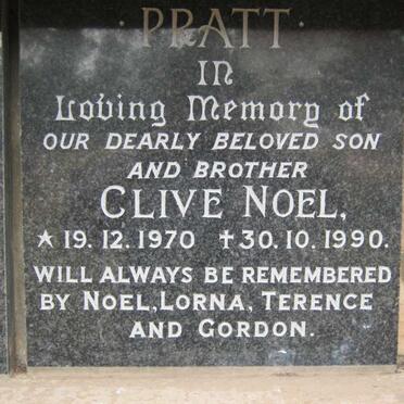 PRATT Clive Noel 1970-1990