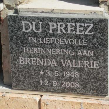 PREEZ Brenda Valerie, du 1948-2008