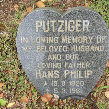 PUTZIGER Hans Philip 1920-1981