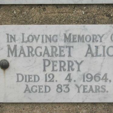 PERRY Margaret Alice -1964