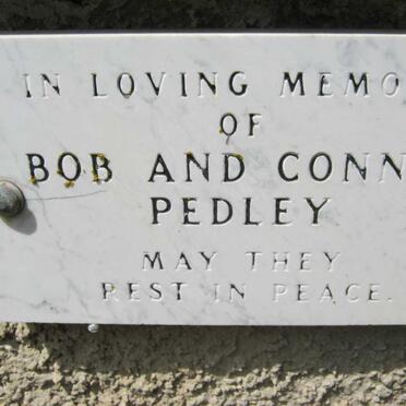 PEDLEY Bob &amp; Connie