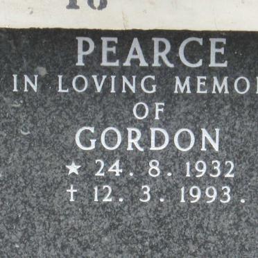 PEARCE Gordon 1932-1993