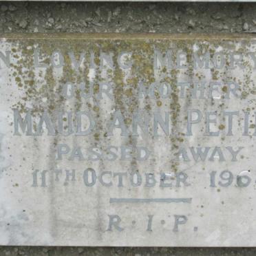 PETIET Maud Ann -1968