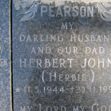 PEARSON Herbert John 1944-1998