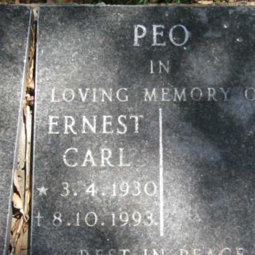 PEO Ernest Carl 1930-1993