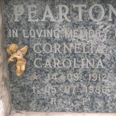 PEARTON Cornelia Carolina 1912-1986