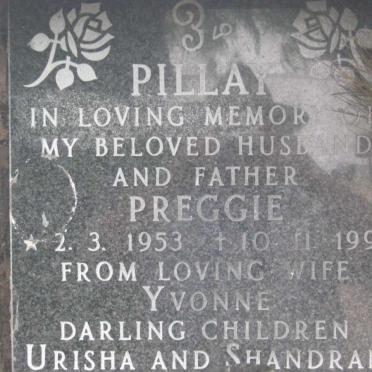 PILLAY Preggie 1953-1991