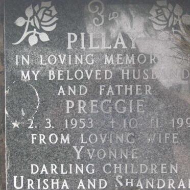 PILLAY Preggie 1953-1991