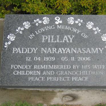PILLAY Paddy Narayanasamy 1939-2006