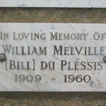 PLESSIS William Melville, du 1909-1960