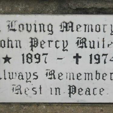 RUITERS John Percy 1897-1974