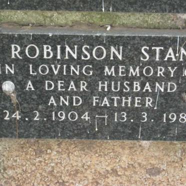 ROBINSON Stan 1904-1988