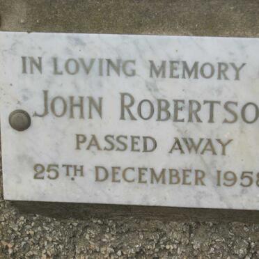 ROBERTSON John -1958