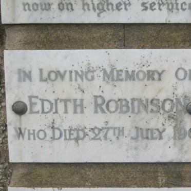 ROBINSON Edith -1961