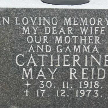 REID Catherine May 1918-1973