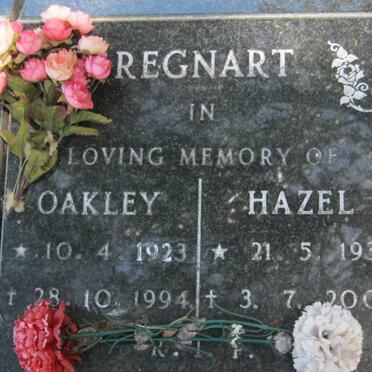 REGNART Oakley 1923-1994 &amp; Hazel 1930-2004