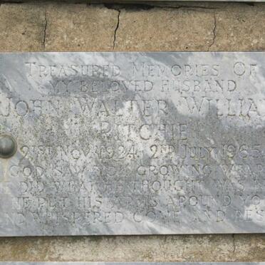 RITCHIE John Walter William -1965