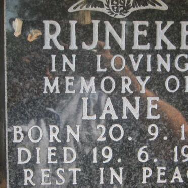 RIJNEKE Lane 1922-1997