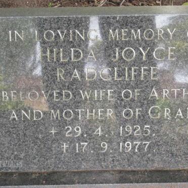RADCLIFFE Hilda Joyce 1925-1977