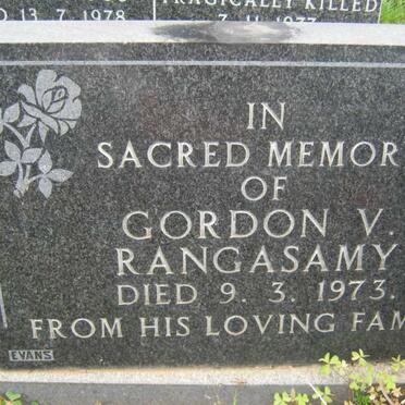 RANGASAMY Gordon V. -1973