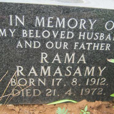 RAMASAMY Rama 1912-1972