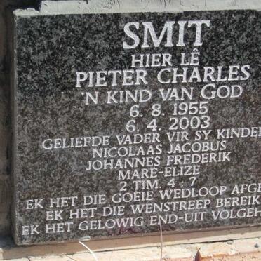 SMIT Pieter Charles 1955-2003