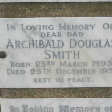 SMITH Archibald Douglas 1893-1956