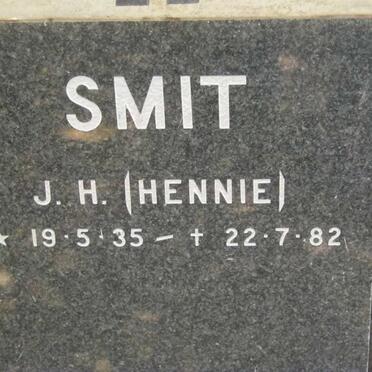 SMIT J.H. 1935-1982