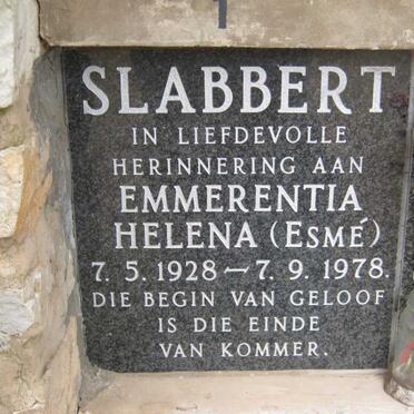 SLABBERT Emmerentia Helena 1928-1978